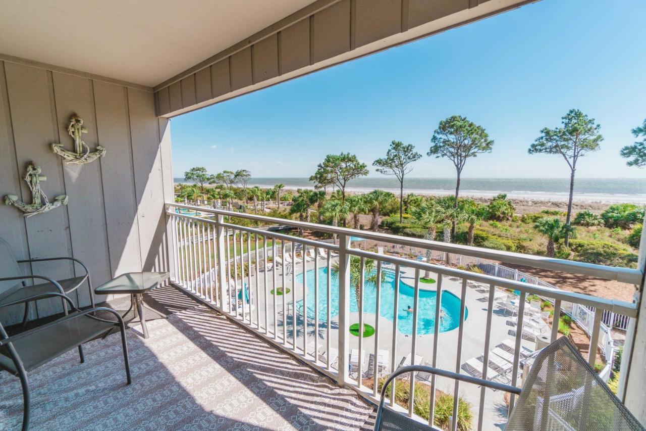 הילטון הד איילנד Stunning Views!!-Oceanfront Villa-Heated Pool-Private Balcony-Tiki Bar-Walk To Coligny Plaza מראה חיצוני תמונה