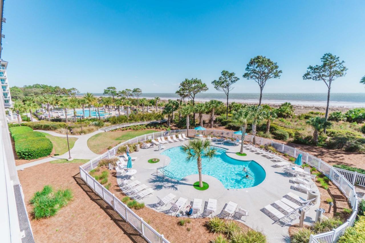 הילטון הד איילנד Stunning Views!!-Oceanfront Villa-Heated Pool-Private Balcony-Tiki Bar-Walk To Coligny Plaza מראה חיצוני תמונה