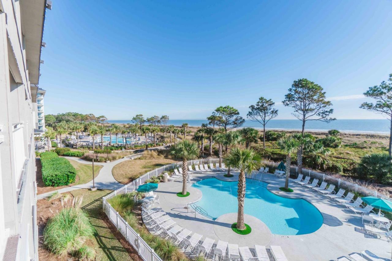 הילטון הד איילנד Stunning Views!!-Oceanfront Villa-Heated Pool-Private Balcony-Tiki Bar-Walk To Coligny Plaza מראה חיצוני תמונה